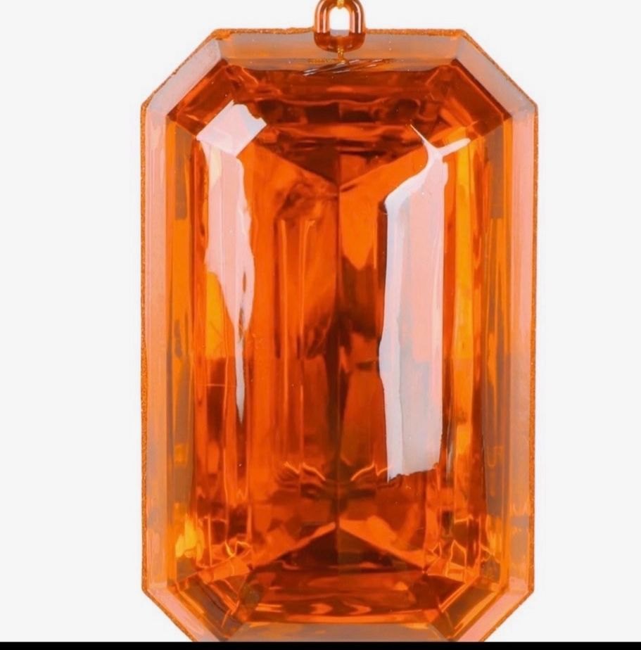 Holiday Decorative Jewel (Orange)